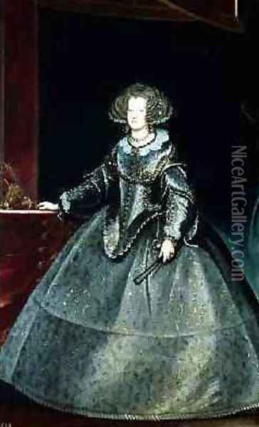 Infanta Maria Theresa Oil Painting - Frans Luyckx