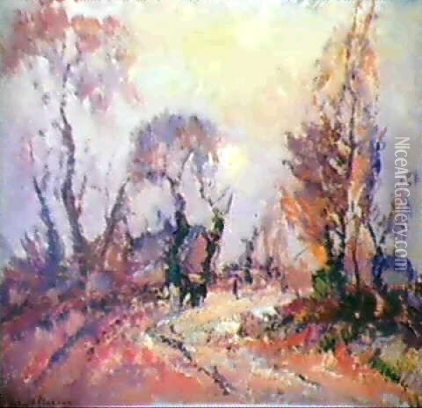Paysage D'hiver Oil Painting - Robert Antoine Pinchon