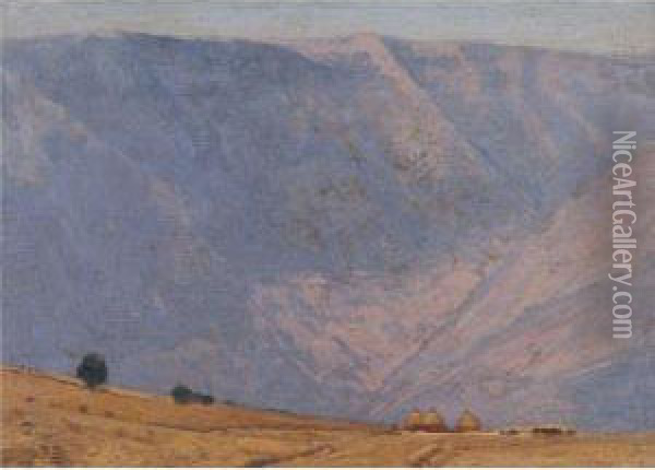 Paisaje (landscape) Oil Painting - Mariano Barbasan Lagueruela
