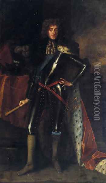 Portrait of James, Duke of York, later King James II (1633-1701) Oil Painting - Sir Peter Lely