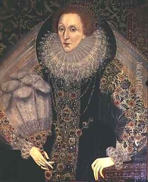 Portrait of Queen Elizabeth I Oil Painting - John the Younger Bettes