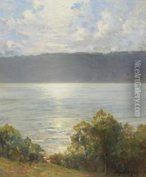 The River In Summer Oil Painting - Bayard Henry Tyler