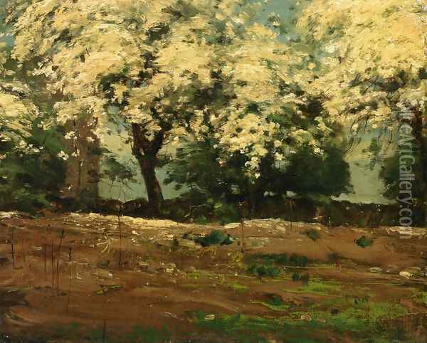 Blossoms Oil Painting - Frederick Childe Hassam