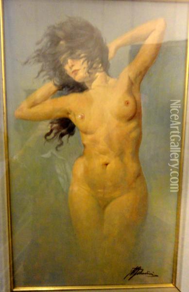 Nudo Oil Painting - Alessandro Barbieri