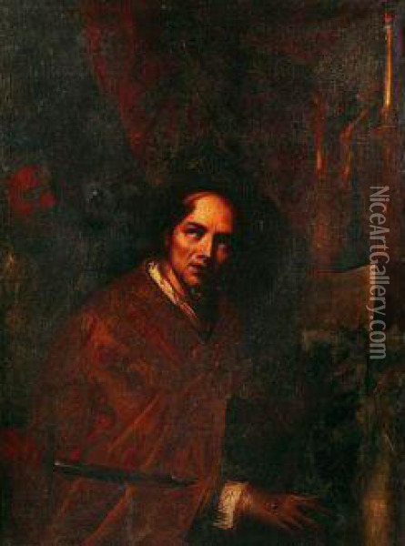 Le Martyre De Saint Thomas Becket Oil Painting - Paolo Domenico Finoglia