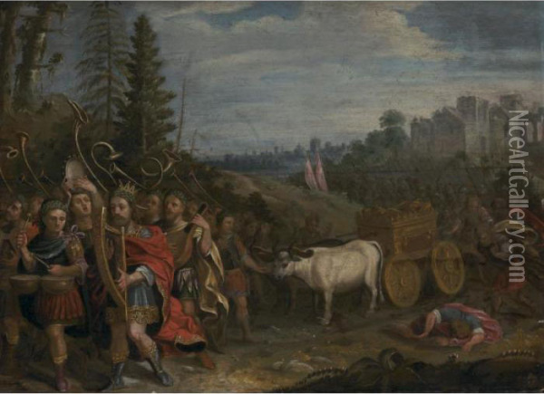 King David Oil Painting - Jan Pynas