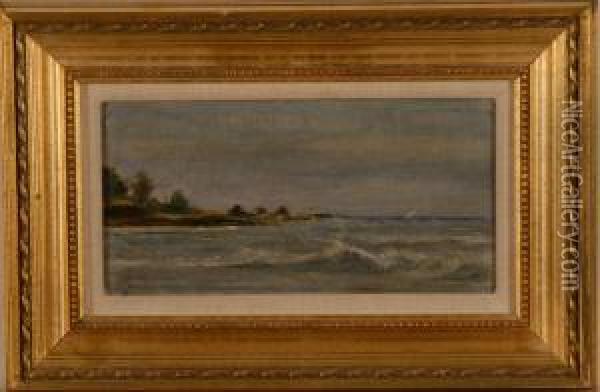Seascape Oil Painting - Charles Eugene Moss