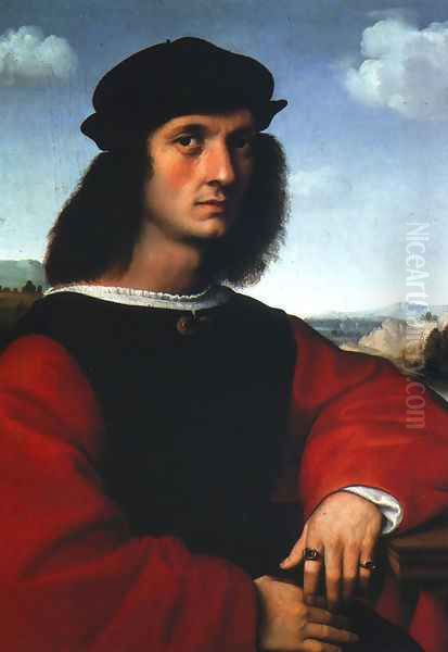 Portrait of Agnolo Doni I oil painting reproduction by Raphael
