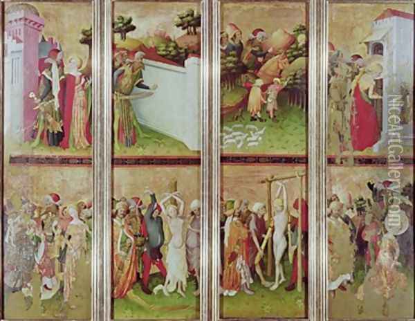 St Barbara Altarpiece Oil Painting - Francke Master