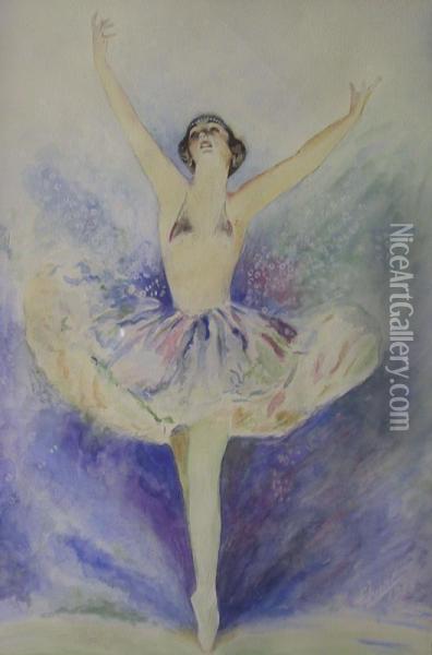 Balletdanseres Oil Painting - Edward George Handel Lucas