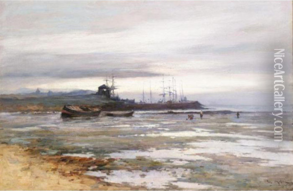 Elie Bay, Fife Oil Painting - Joseph Milner