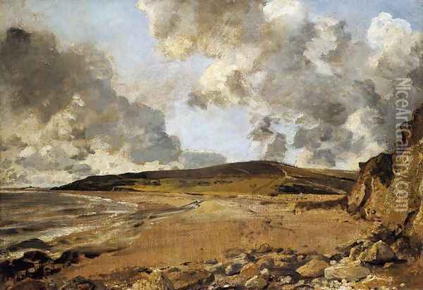 Weymouth Bay, with Jordan Hill Oil Painting - John Constable