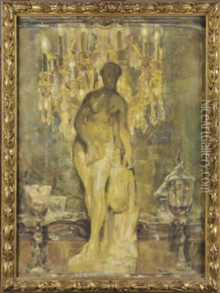 Interieur A La Statue De Venus Oil Painting -  Ramah (Henri Francois Raemaeker)