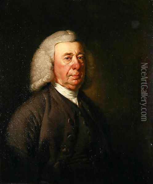 Portrait of Charles Goore (1701-83) c.1769 Oil Painting - Josepf Wright Of Derby
