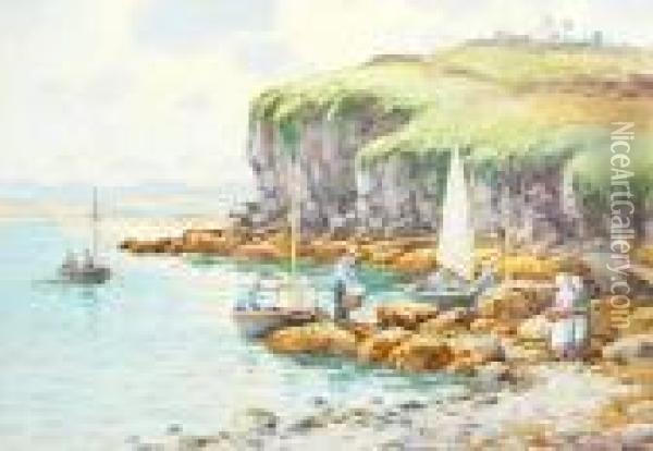 Tyn-y-gongl, Anglesey Oil Painting - Warren Williams