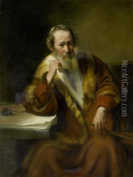The Apostle Thomas Oil Painting - Nicolaes Maes