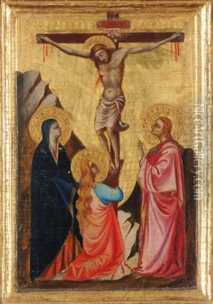 Kreuzigung Christi Oil Painting - Lorenzo Monaco