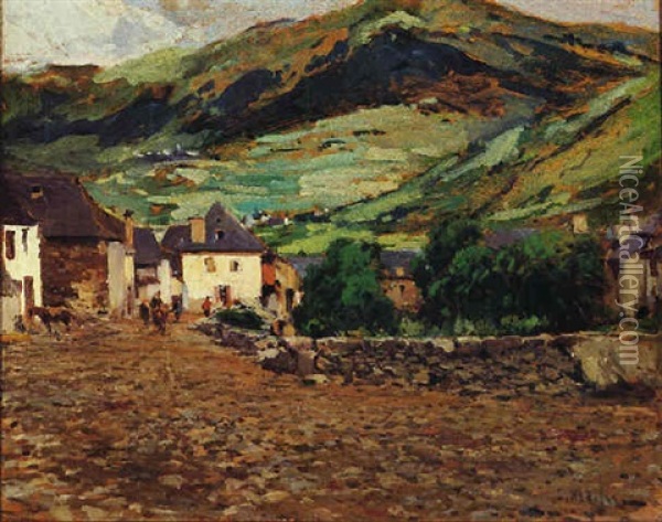 Viella Oil Painting - Eliseo Meifren y Roig