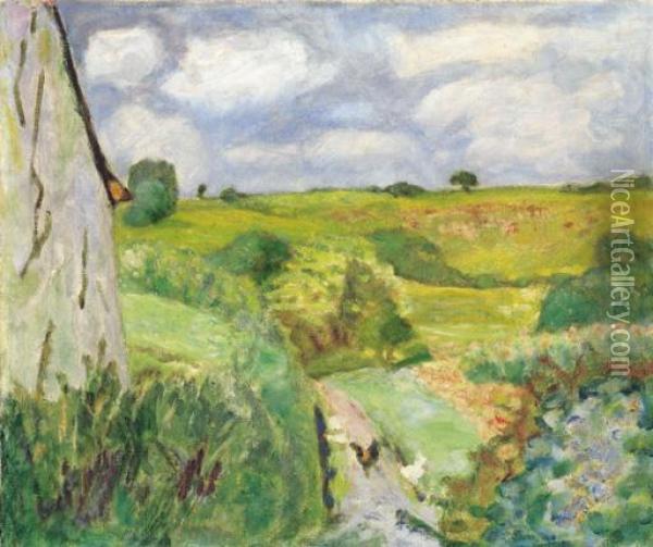 Le Chemin Creux Oil Painting - Pierre Bonnard