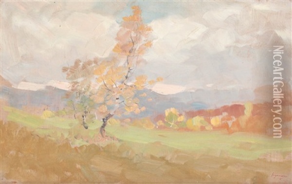 Landscape From Doftanei Valley Oil Painting - Nicolae Grigorescu