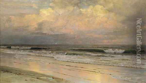 Brigantine Beach, New Jersey, No. 2 Oil Painting - William Trost Richards