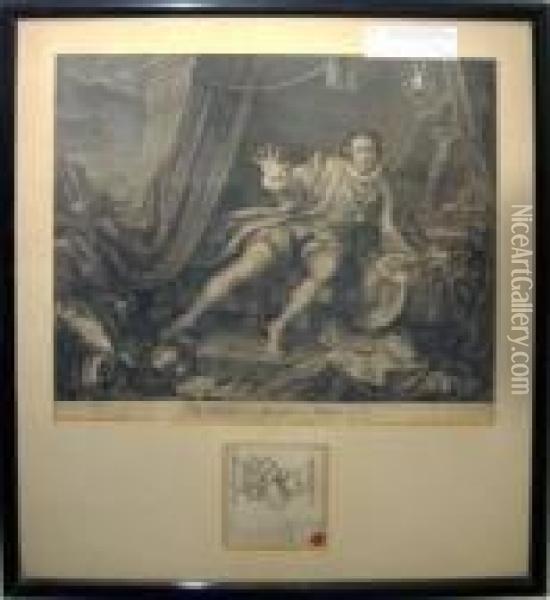 Mr Garrick In The Character Of Richard Iii Oil Painting - William Hogarth