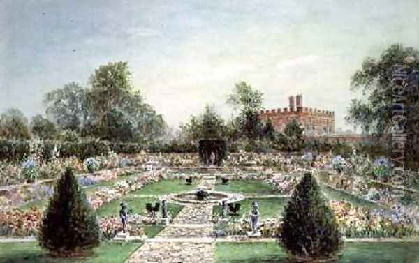 The Italian Garden Oil Painting - Arthur Melville