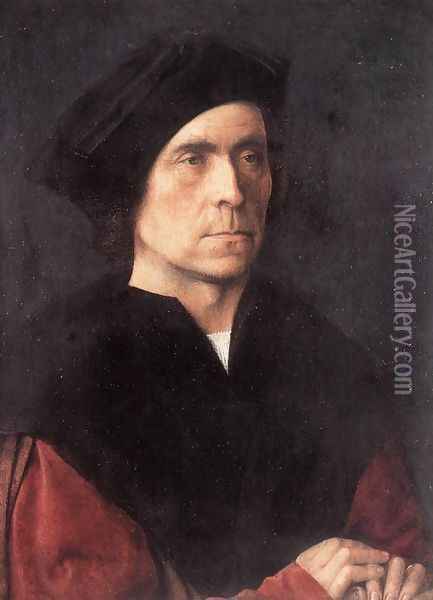 Portrait of a Man 1510s Oil Painting - Michel Sittow
