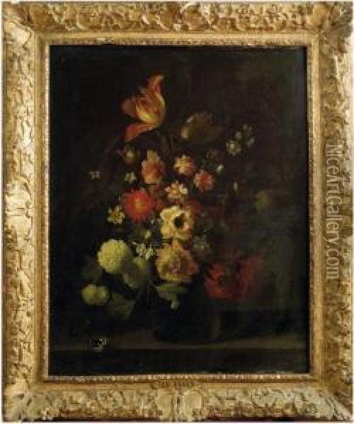 Bouquet De Fleurs Oil Painting - Jean Picart