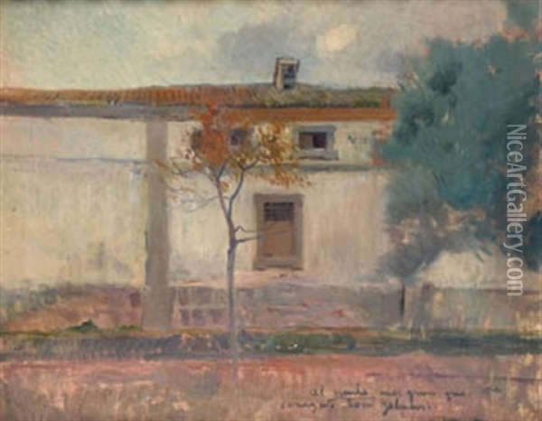 Paisaje De Valldemossa Oil Painting - Eliseo Meifren y Roig