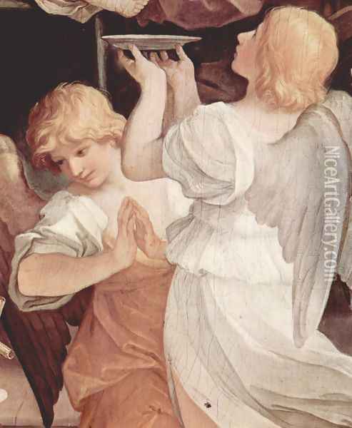 The circumcision of the Child Jesus, Detail 3 Oil Painting - Guido Reni