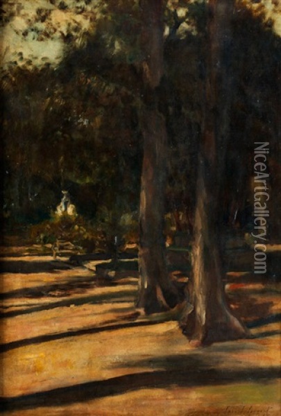 Parklandschaft Oil Painting - John Singer Sargent