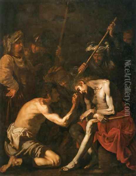 Mocking of Christ Oil Painting - Italian Unknown Master