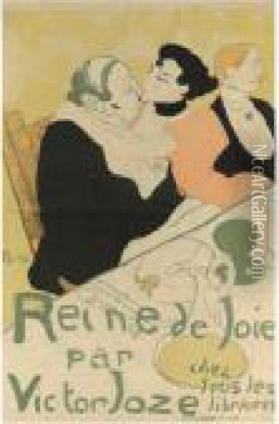 Reine De Joie (d. 342; A. 5; W. P3 Adr. 5) Oil Painting - Henri De Toulouse-Lautrec
