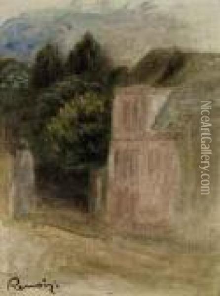 Maison Oil Painting - Pierre Auguste Renoir