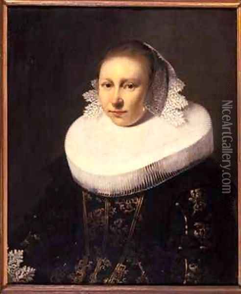 Portrait of a young woman Oil Painting - Jacob Gerritsz. Cuyp
