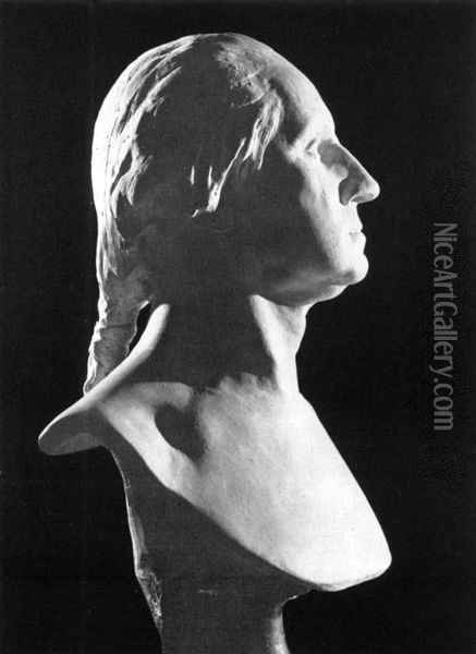 Bust of George Washington Oil Painting - Jean-Antoine Houdon