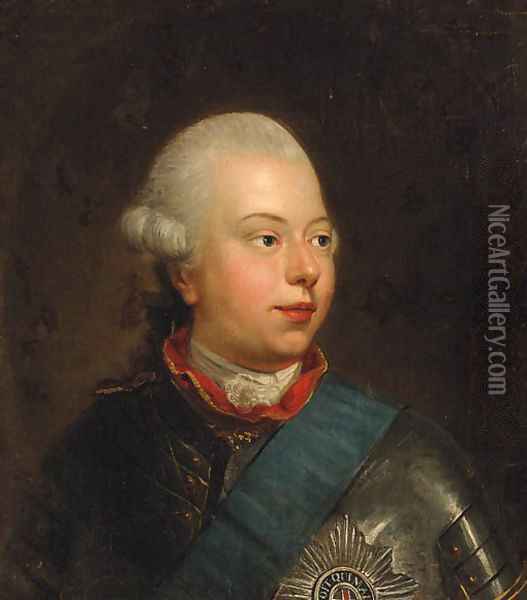 Portrait of William V, Prince of Orange Oil Painting - Johann Heinrich The Elder Tischbein