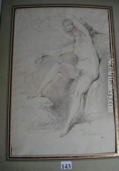 Venus Et L'amour Oil Painting - Etienne-Charles Leguay