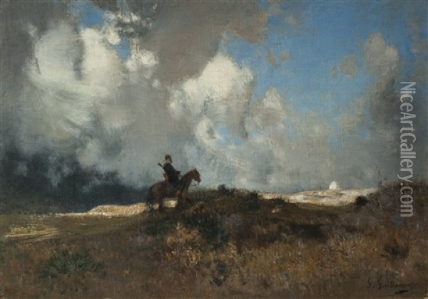 Escena Arabe Oil Painting - Gustave Achille Guillaumet