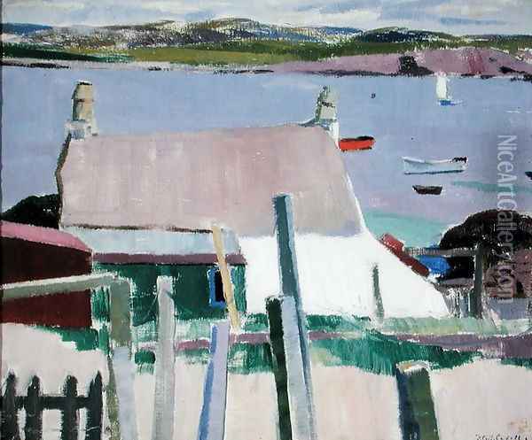 Iona, Towards Mull, c.1927 Oil Painting - Francis Campbell Boileau Cadell