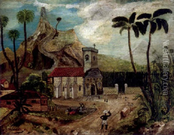 La Cueillette Du Coton Oil Painting - Henri Rousseau