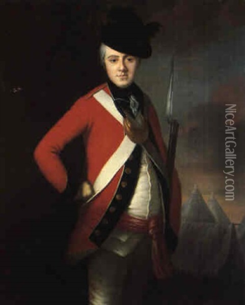 Lt. Colonel Thomas Dowdeswell Oil Painting - Joseph B. Blackburn
