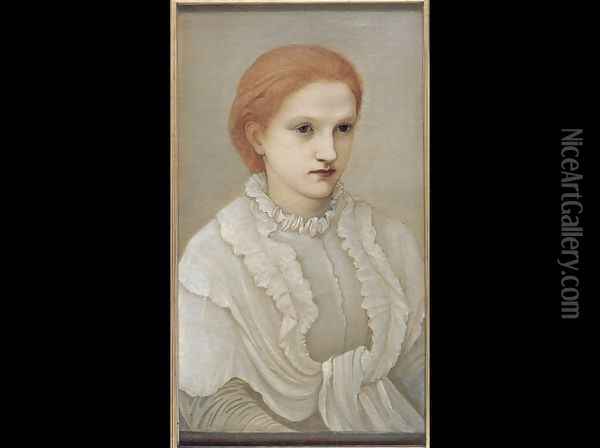 Lady Francis Balfour Oil Painting - Sir Edward Coley Burne-Jones