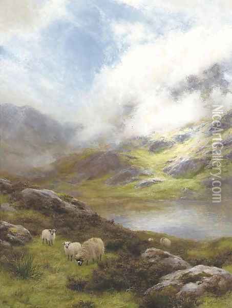 As sunshine cleareth mist away Oil Painting - Peter Graham