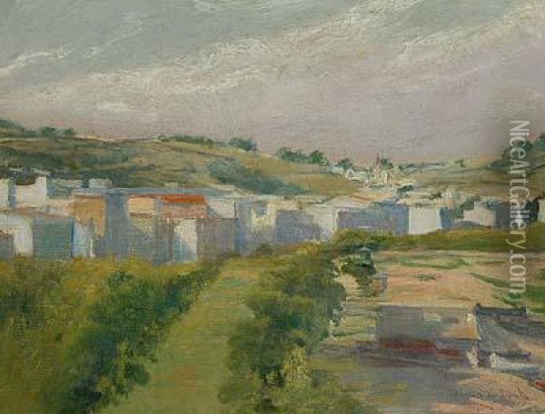 Sant Feliu De Guixols, 1923)
 Paisaje Rural. Oil Painting - Josep Berga Y Boada