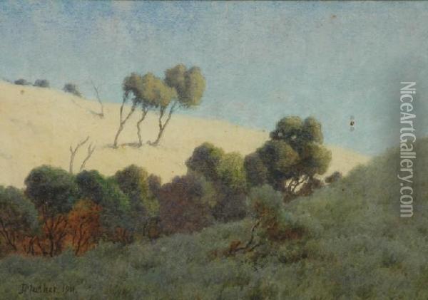 Summer San Remo Oil Painting - John A. Mather