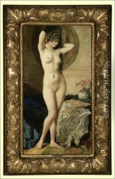Nude Oil Painting - Emile Baes