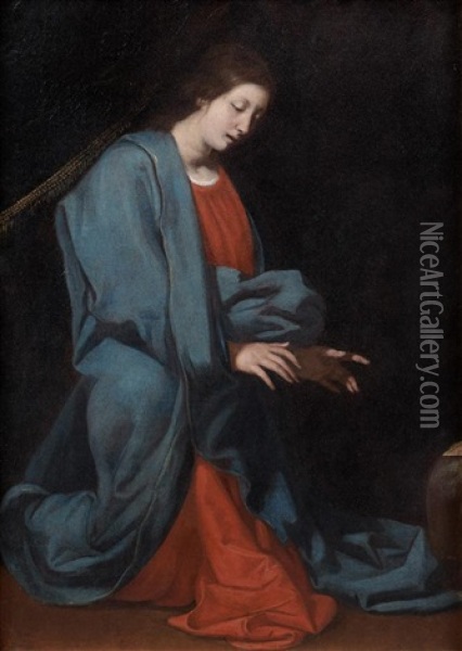 La Vierge Oil Painting - Bartolomeo Cavarozzi