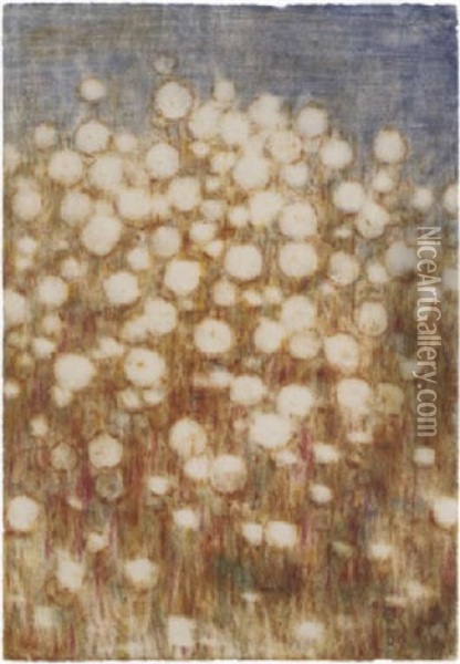 Pusteblumen Oil Painting - Christian Rohlfs